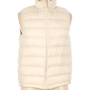 Uniqlo Cream/Beige Puffer Vest (Kids size 13, womens XS-S)